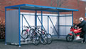 POWDER COATED CYCLE SHELTERS